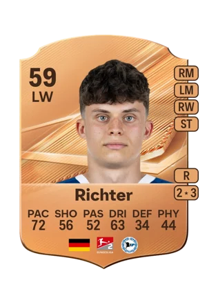 Richter - 59 - Rare EA FC 27 card