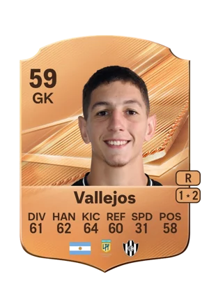 Vallejos - 59 - Rare EA FC 27 card