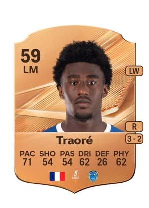Traoré - 59 - Rare EA FC 27 card
