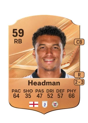 Headman - 59 - Rare EA FC 27 card