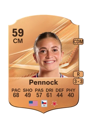 Pennock - 59 - Rare EA FC 27 card
