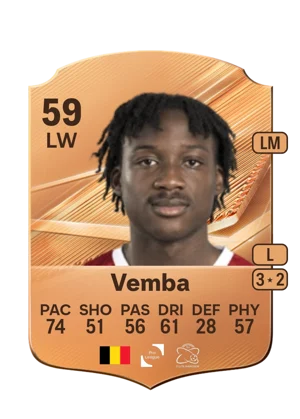 Vemba - 59 - Rare EA FC 27 card