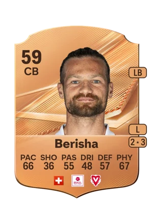 Berisha - 59 - Rare EA FC 27 card