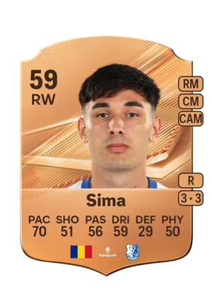 Sima - 59 - Rare EA FC 27 card