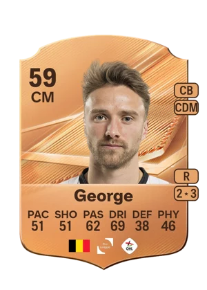 George - 59 - Rare EA FC 27 card