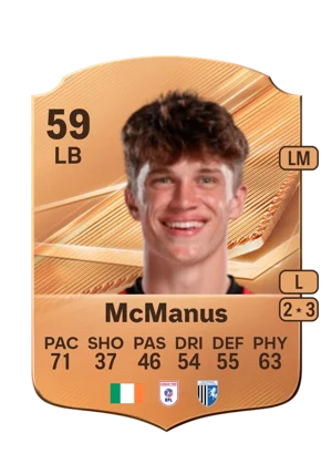 McManus - 59 - Rare EA FC 27 card