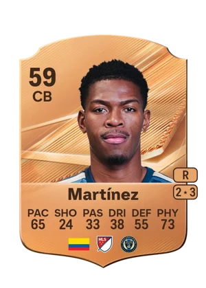 Martínez - 59 - Rare EA FC 27 card