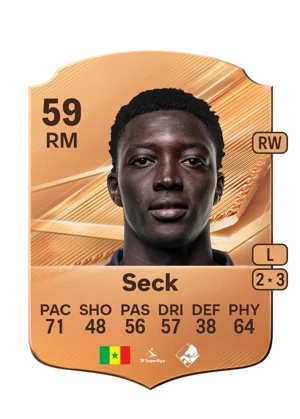 Seck - 59 - Rare EA FC 27 card