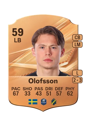 Olofsson - 59 - Rare EA FC 27 card
