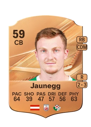 Jaunegg - 59 - Rare EA FC 27 card