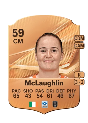McLaughlin - 59 - Rare EA FC 27 card