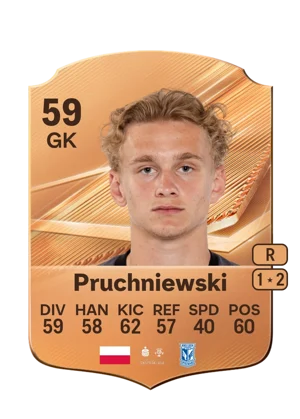 Pruchniewski - 59 - Rare EA FC 27 card