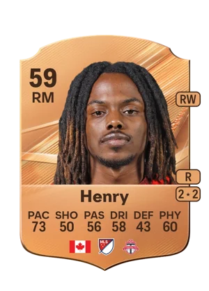 Henry - 59 - Rare EA FC 27 card