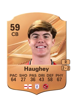Haughey - 59 - Rare EA FC 27 card