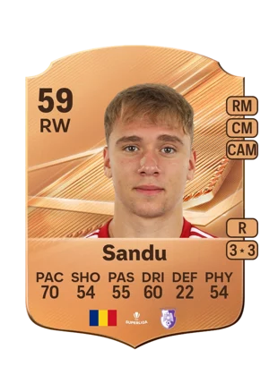 Sandu - 59 - Rare EA FC 27 card