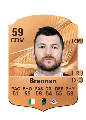 Brennan - 59 - Rare EA FC 27 card