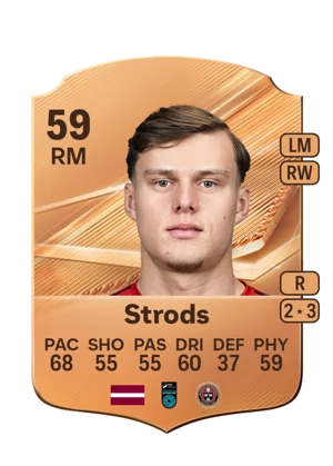 Strods - 59 - Rare EA FC 27 card