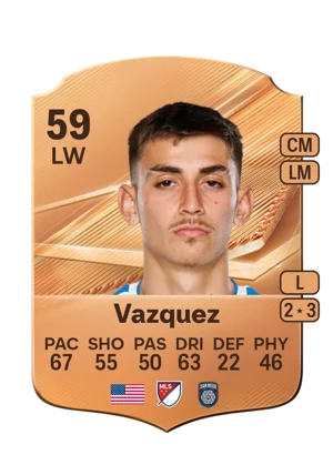 Vazquez - 59 - Rare EA FC 27 card