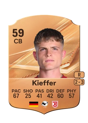 Kieffer - 59 - Rare EA FC 27 card