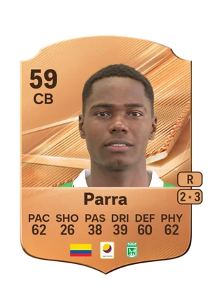 Parra - 59 - Rare EA FC 27 card