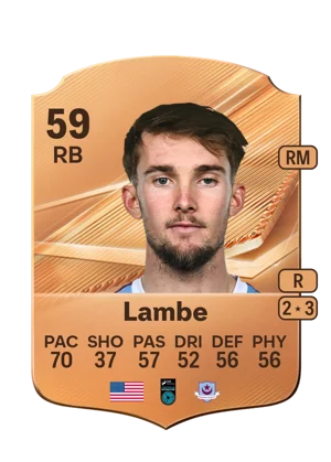 Lambe - 59 - Rare EA FC 27 card