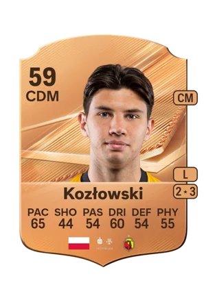 Kozłowski - 59 - Rare EA FC 27 card