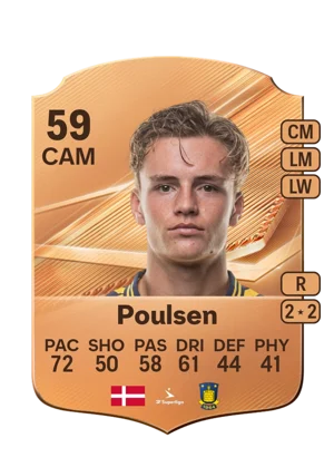 Poulsen - 59 - Rare EA FC 27 card