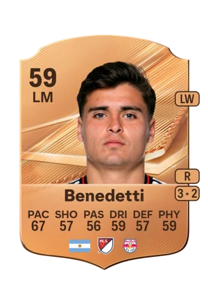 Benedetti - 59 - Rare EA FC 27 card