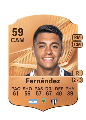 Fernández - 59 - Rare EA FC 27 card