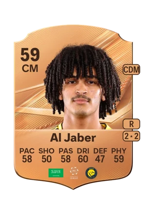Al Jaber - 59 - Rare EA FC 27 card