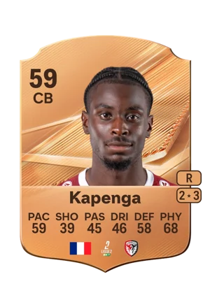 Kapenga - 59 - Rare EA FC 27 card