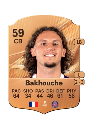 Bakhouche - 59 - Rare EA FC 27 card