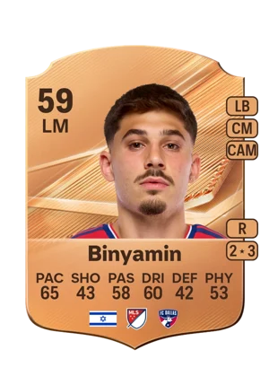 Binyamin - 59 - Rare EA FC 27 card