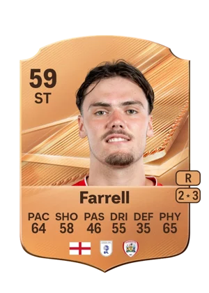 Farrell - 59 - Rare EA FC 27 card
