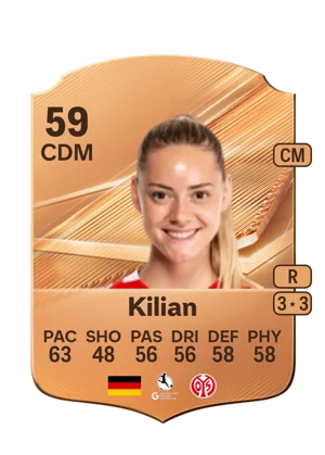 Kilian - 59 - Rare EA FC 27 card
