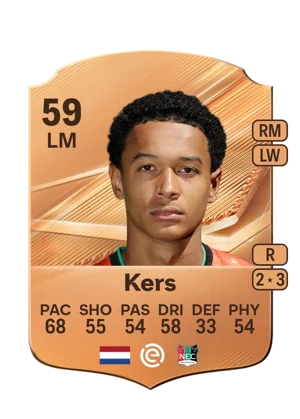 Kers - 59 - Rare EA FC 27 card