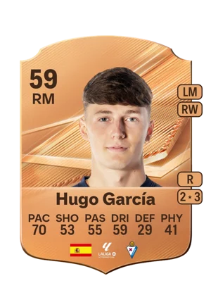 Hugo García - 59 - Rare EA FC 27 card