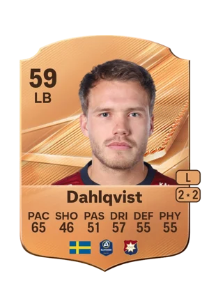 Dahlqvist - 59 - Rare EA FC 27 card