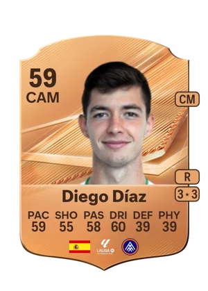 Diego Díaz - 59 - Rare EA FC 27 card
