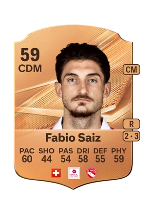 Fabio Saiz - 59 - Rare EA FC 27 card