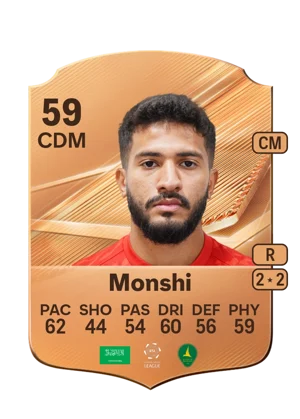 Monshi - 59 - Rare EA FC 27 card