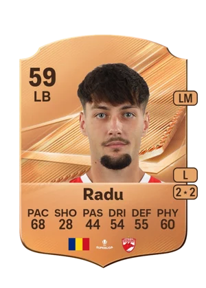 Radu - 59 - Rare EA FC 27 card