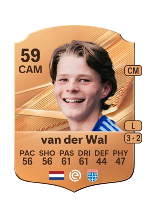 van der Wal - 59 - Rare EA FC 27 card