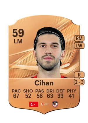 Cihan - 59 - Rare EA FC 27 card