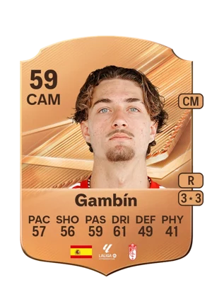 Gambín - 59 - Rare EA FC 27 card