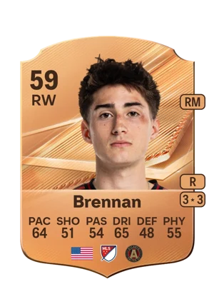 Brennan - 59 - Rare EA FC 27 card