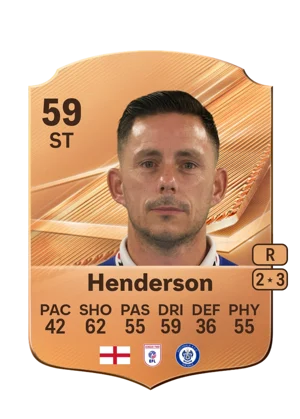 Henderson - 59 - Rare EA FC 27 card