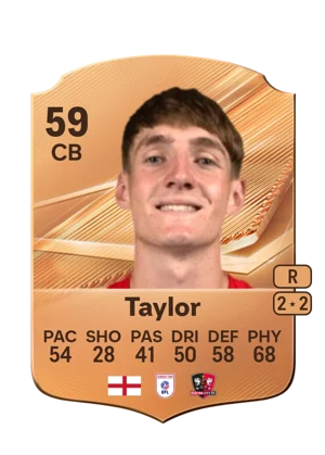 Taylor - 59 - Rare EA FC 27 card