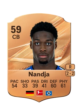 Nandja - 59 - Rare EA FC 27 card