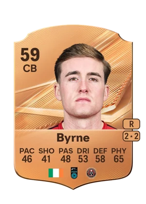 Byrne - 59 - Rare EA FC 27 card